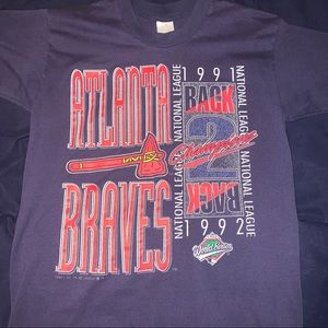 Vintage Atlanta Braves 1991-92 World Series Shirt